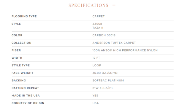 Carbon for Moore Flooring + Design webpage Carbon